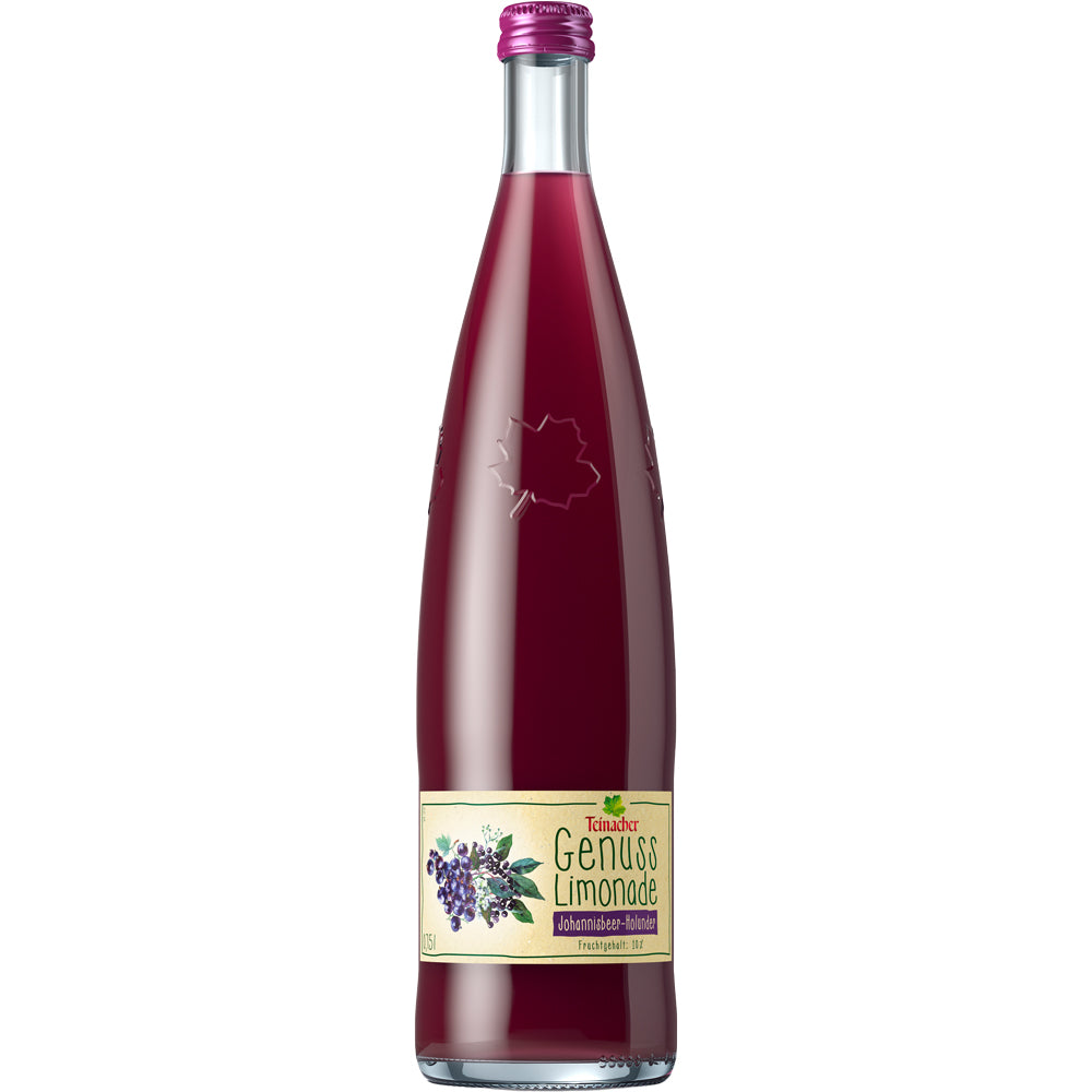 Teinacher GenussLimo Johannisbeer-Holunder 12x 0,75 Liter (MEHRWEG)