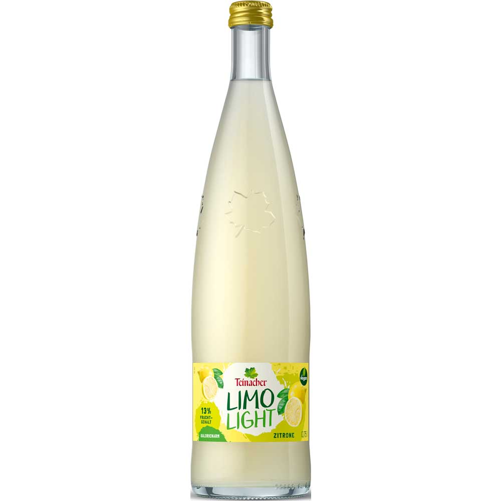 Teinacher Limo Light Zitrone 12x 0,75 Liter (MEHRWEG)