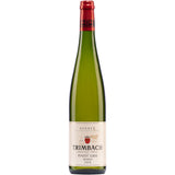Eine Flasche F.E. Trimbach Pinot Gris Reserve AOC Alsace 2018 Weißwein, der die raffinierte Eleganz und den unverwechselbaren Stil des F.E. Trimbach Pinot Gris unterstreicht.