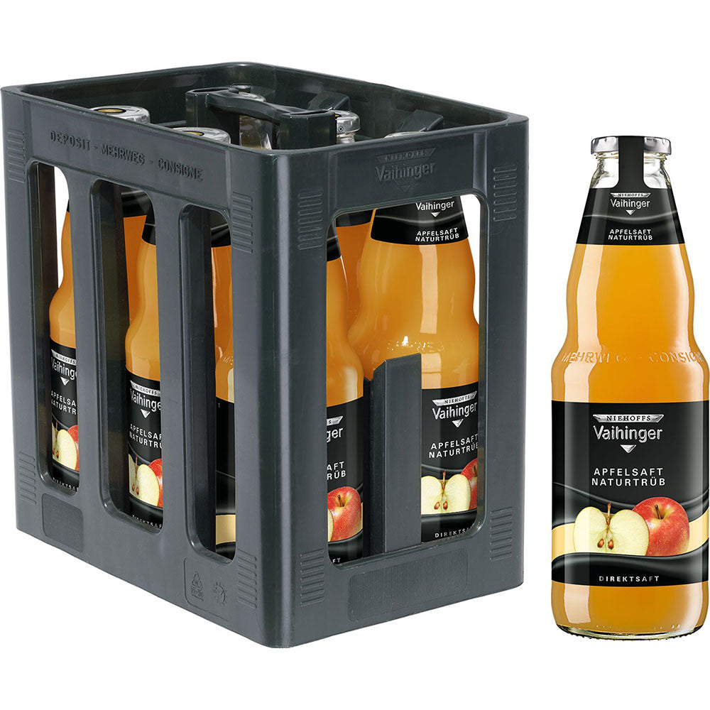 Vaihinger Apfel Naturtrüb 6x 1 Liter (MEHRWEG)