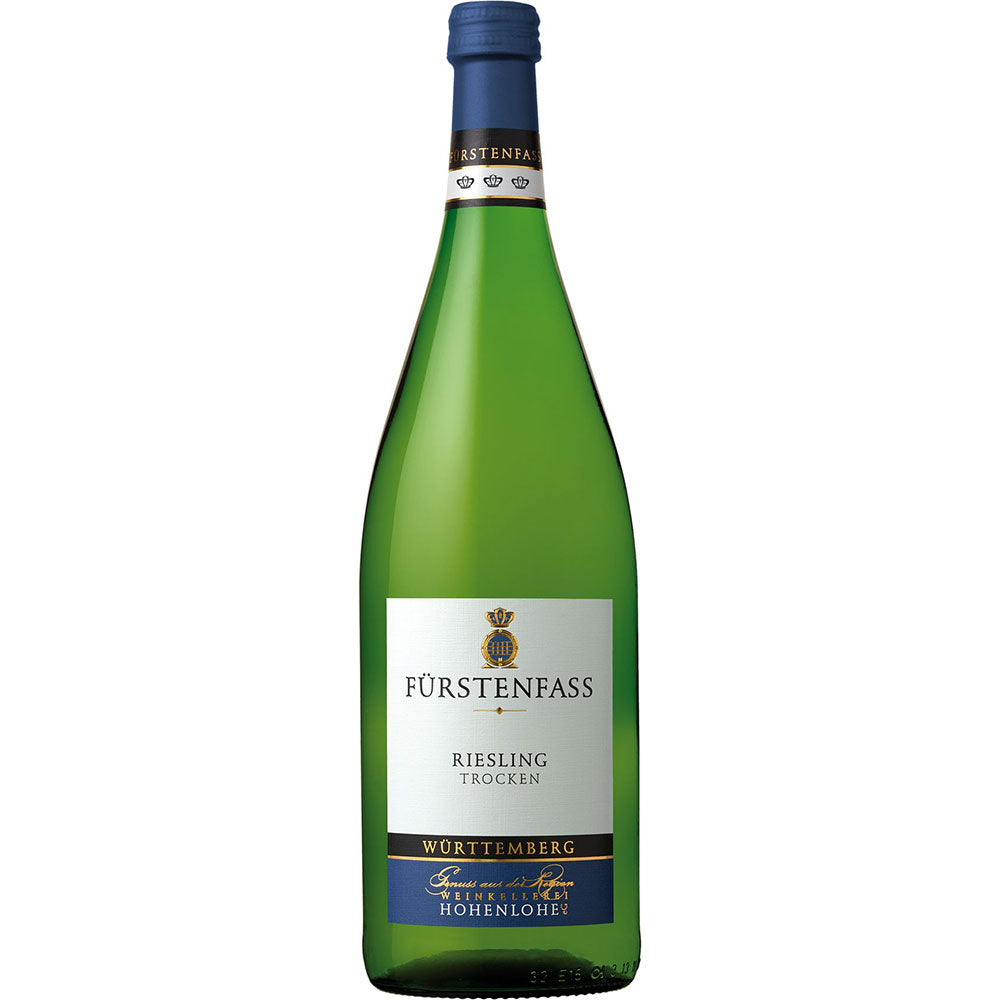 Weinkellerei Hohenlohe Fürstenfass Riesling QbA trocken 12x 1 Liter (MEHRWEG)